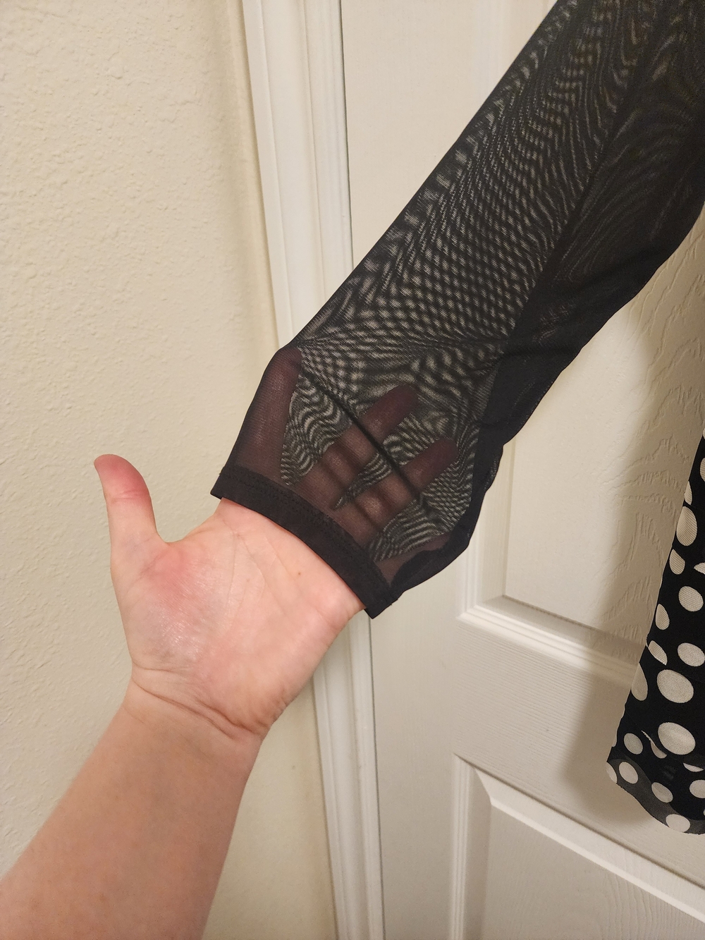 Chico's - Mesh Layered -  Top - 0 - Picture 5 of 7